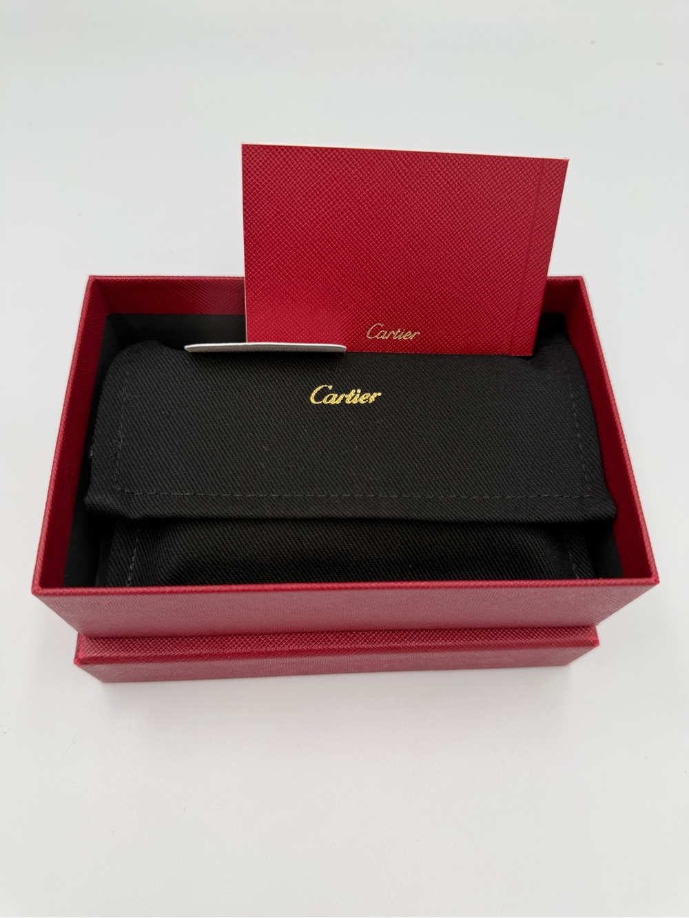 Pre owned Cartier Garland de Wallet Trifold wallet Leather w/ COA - Picture 7 of 8